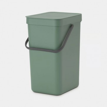 Koš za organske odpadke Sort & Go, 12L - temno zelena