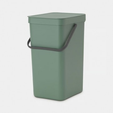 Koš za organske odpadke Sort & Go, 16L - temno zelena