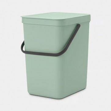 Koš za organske odpadke Sort & Go, 25L - žadasto zelena
