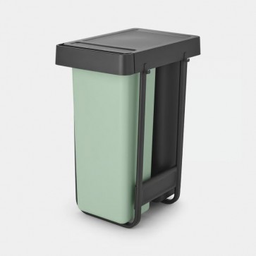Vgradni koš Sort & Go, 2x30L - temno siva