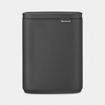 Koš za odpadke Bo, 7L - mineralno temno siva
