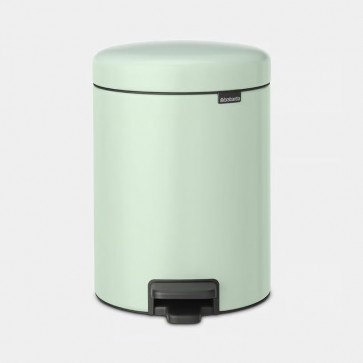 Koš s stopalko NewIcon, 5L - žadasto zelena