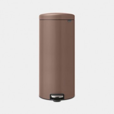 Koš s stopalko NewIcon, 30L - satenasta taupe barva