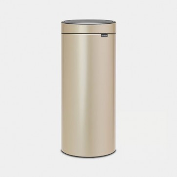 Koš z odpiranjem na dotik New, 30L - kovinsko zlata