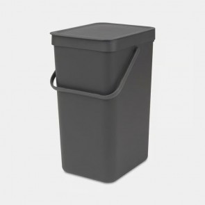 Koš za organske odpadke Sort & Go, 16L - siva