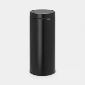 Koš z odpiranjem na dotik New, 30L - mat črn