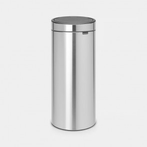 Koš z odpiranjem na dotik New, 30L - kovinske mat barve