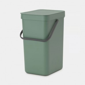 Koš za organske odpadke Sort & Go, 12L - temno zelena