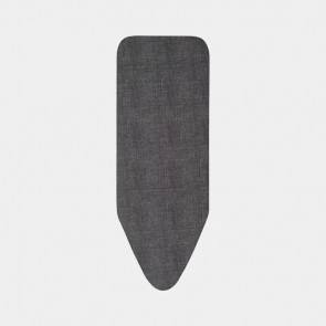 Prevleka za likalno desko C, 124x45cm 2mm pena - Denim črna