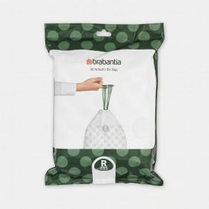 Vrečke PerfectFit, oznaka R, 36L, 40 vrečk - bela
