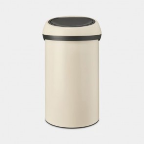Koš z odpiranjem na dotik, 60L - nežno bež