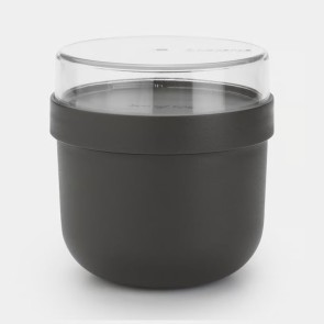 Posoda za zajtrk Make & Take, 0.5L - temno siva