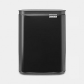 Koš za odpadke Bo, 7L - mat črn