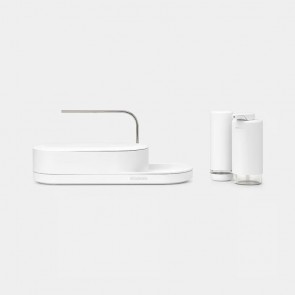 Set organizatorja in 3 pripomočkov SinkStyle - mineralno sveže bela