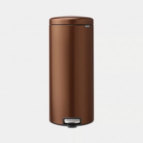 Koš s stopalko NewIcon, 30L - topla bronasta