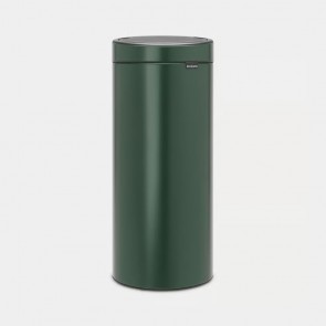 Koš z odpiranjem na dotik New, 30L - temno zelena