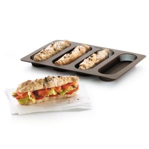Silikonski model za mini bagete – rjav