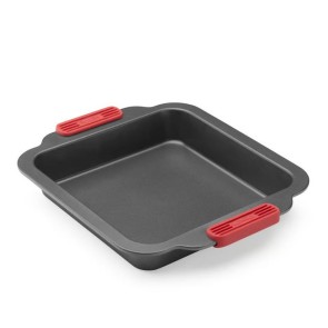 Model za torto kvadratni, nedrseči – siva